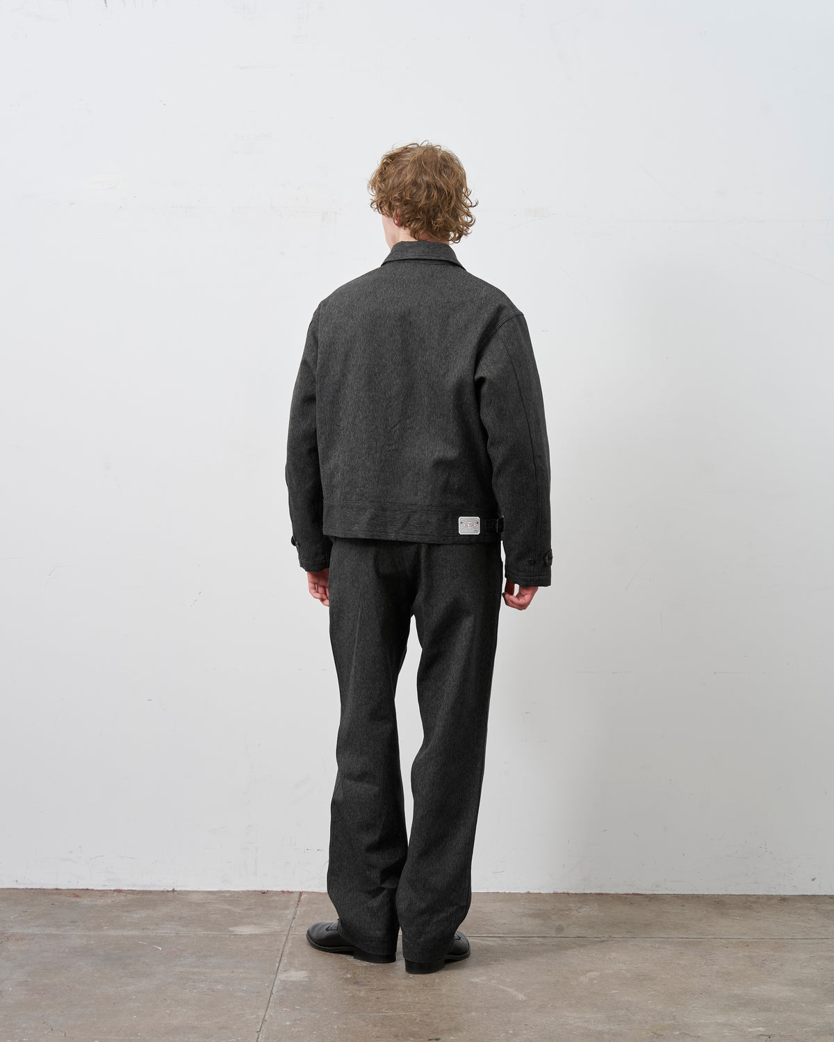 【 26FW 】BIGYANK LEO JACKET HEATHER TWILL / BLACK