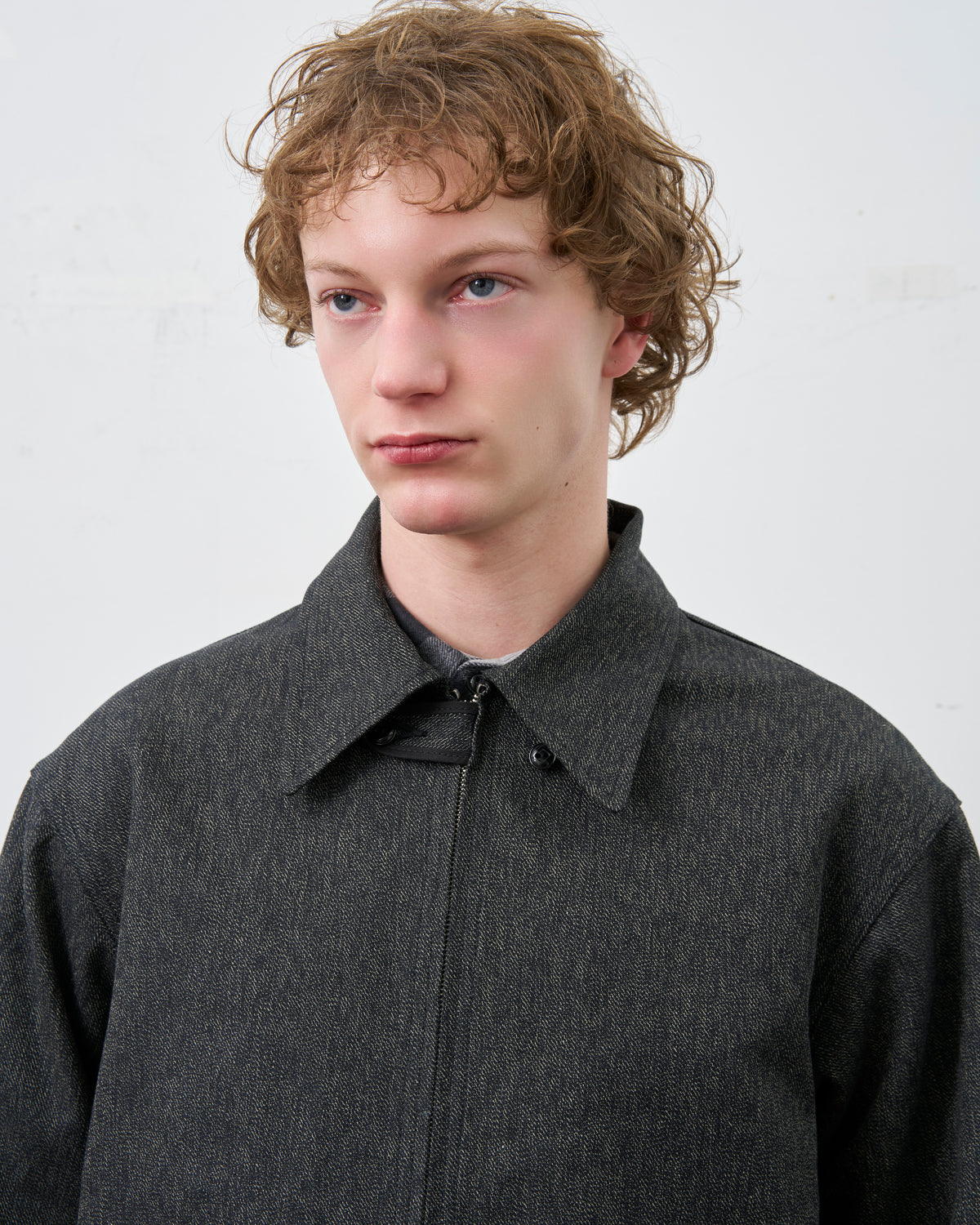 【 26FW 】BIGYANK LEO JACKET HEATHER TWILL / BLACK