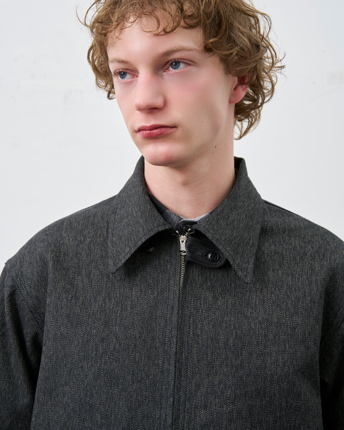 【 26FW 】BIGYANK LEO JACKET HEATHER TWILL / BLACK