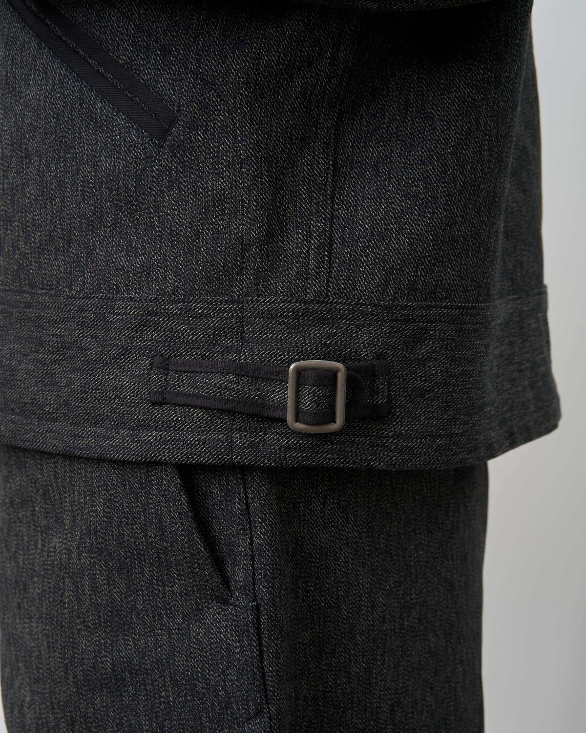【 26FW 】BIGYANK LEO JACKET HEATHER TWILL / BLACK