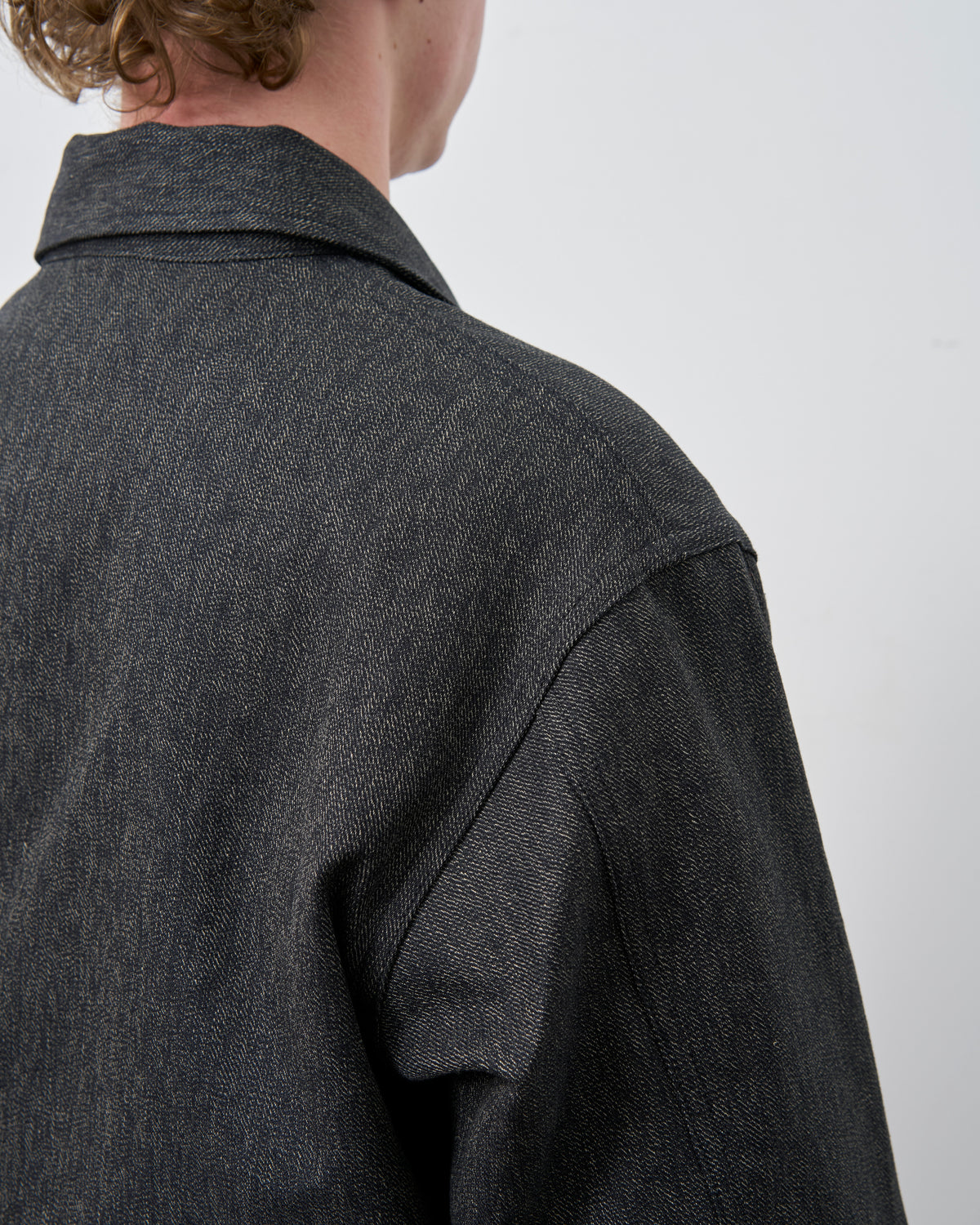 【 26FW 】BIGYANK LEO JACKET HEATHER TWILL / BLACK