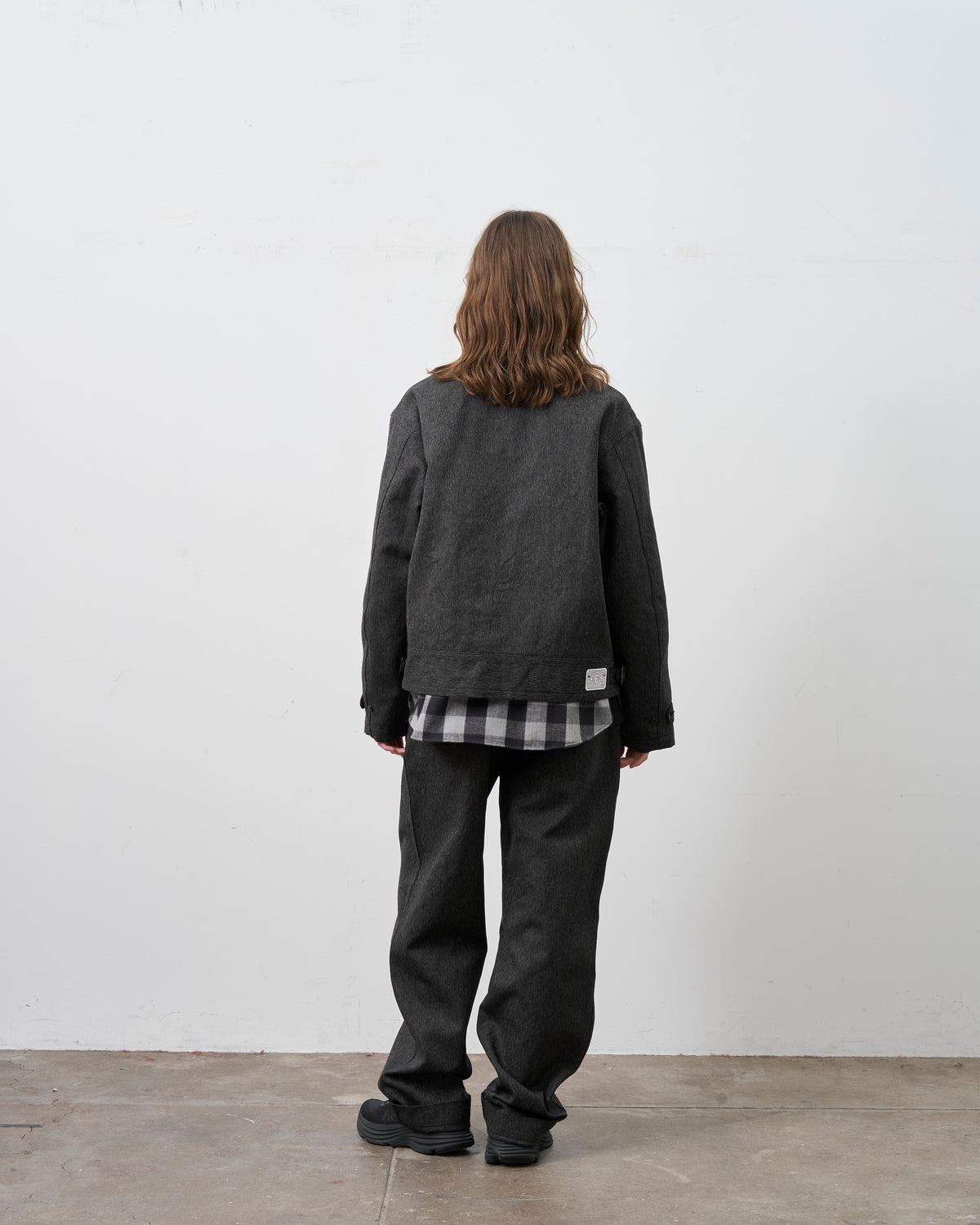 【 26FW 】BIGYANK LEO JACKET HEATHER TWILL / BLACK