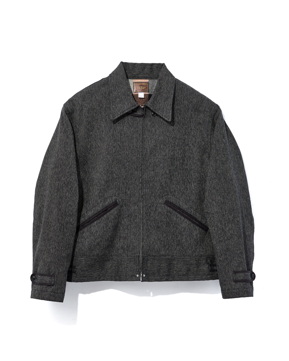 【 26FW 】BIGYANK LEO JACKET HEATHER TWILL / BLACK