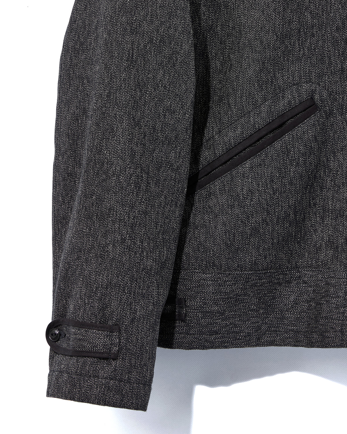 【 26FW 】BIGYANK LEO JACKET HEATHER TWILL / BLACK