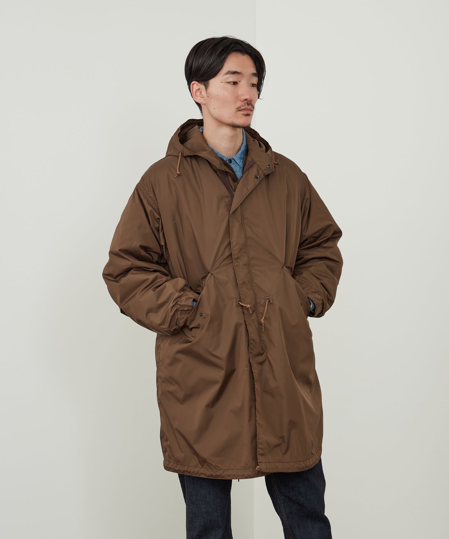 【 24FW 】RMFC M51 FISHTAIL TAFFETA with LINER / D.BROWN