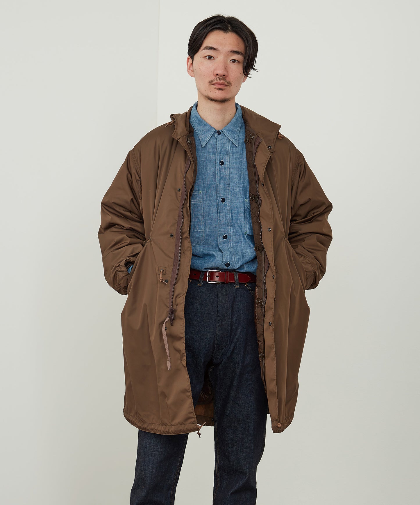 【 24FW 】RMFC M51 FISHTAIL TAFFETA with LINER / D.BROWN