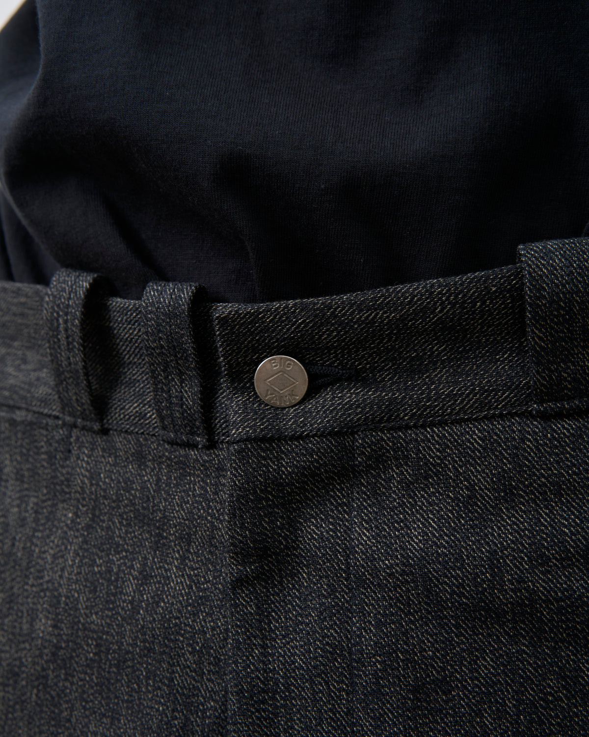 【 26FW 】BIGYANK MATT PANTS HEATHER TWILL / BLACK