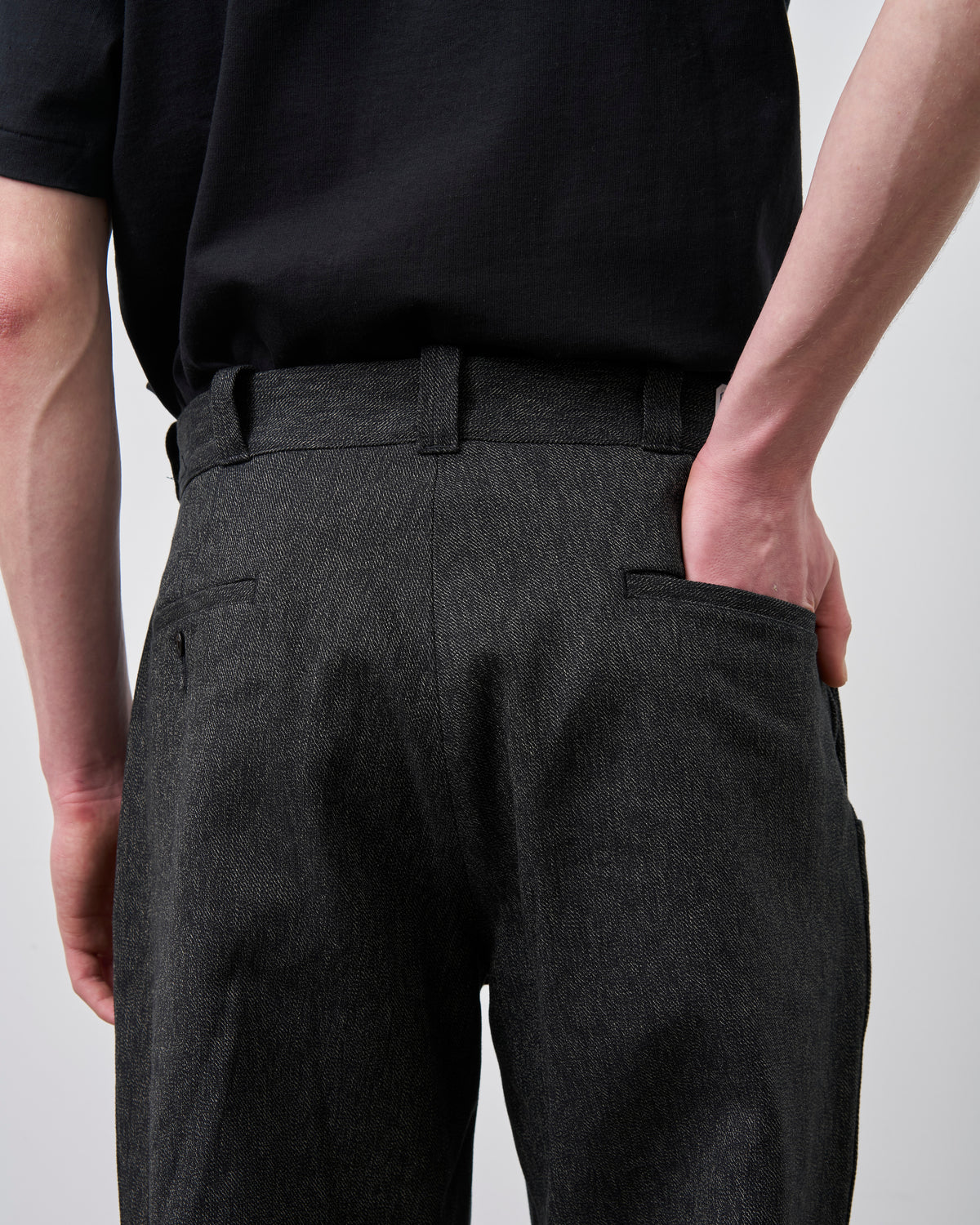 【 26FW 】BIGYANK MATT PANTS HEATHER TWILL / BLACK