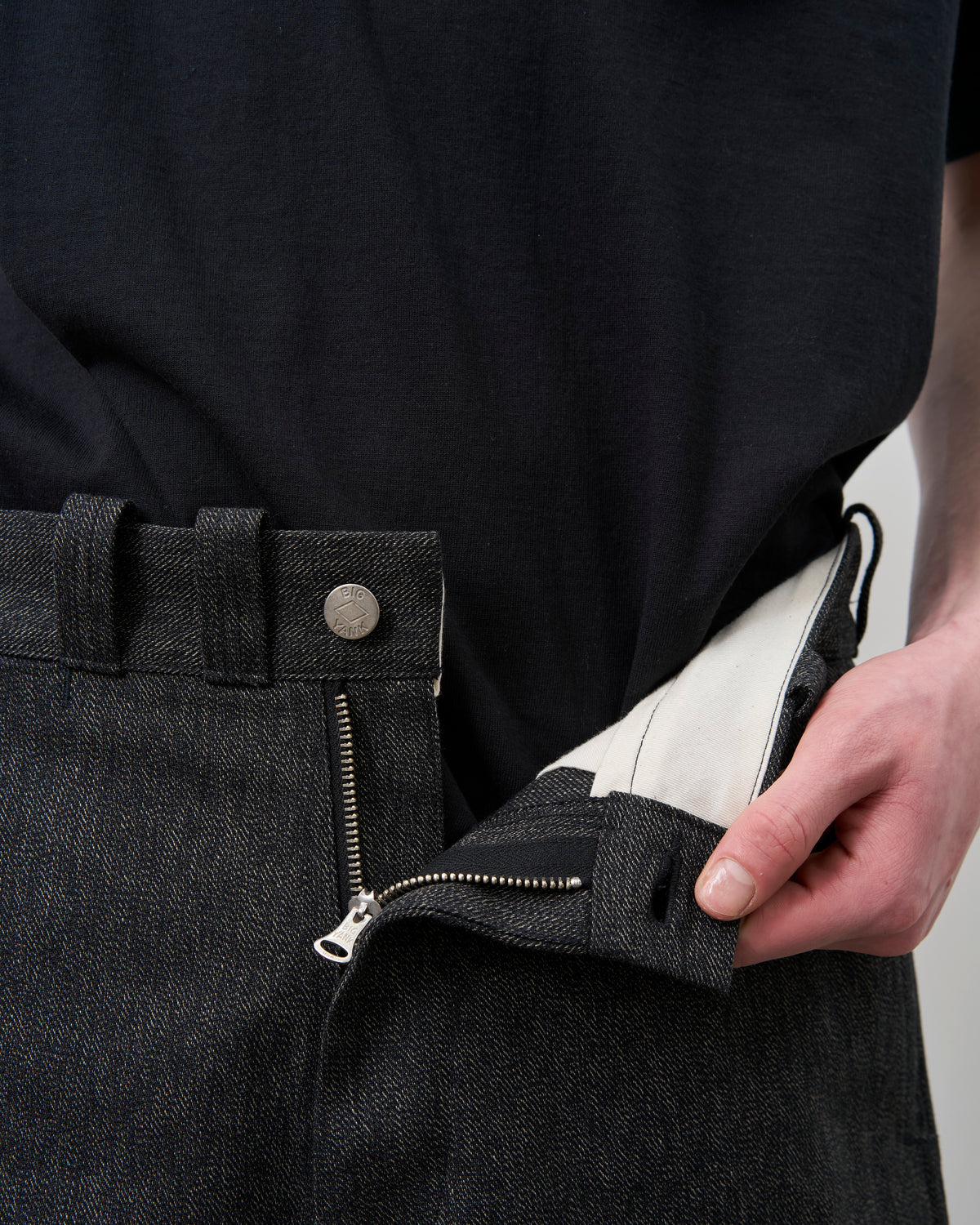 【 26FW 】BIGYANK MATT PANTS HEATHER TWILL / BLACK