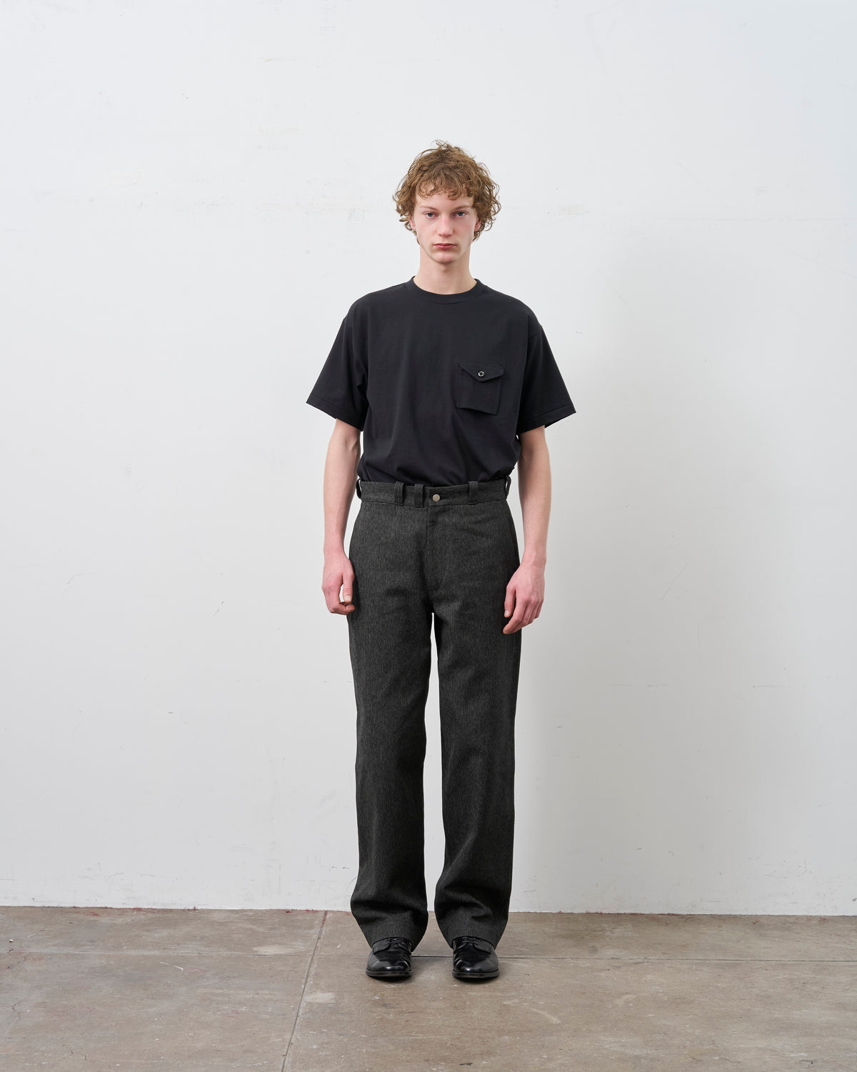 【 26FW 】BIGYANK MATT PANTS HEATHER TWILL / BLACK