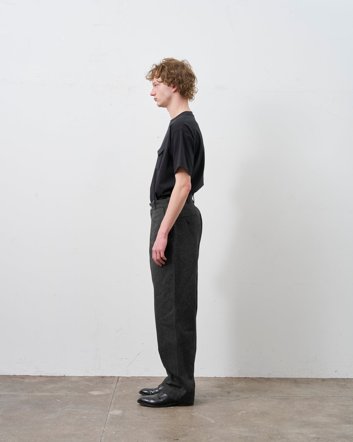 【 26FW 】BIGYANK MATT PANTS HEATHER TWILL / BLACK