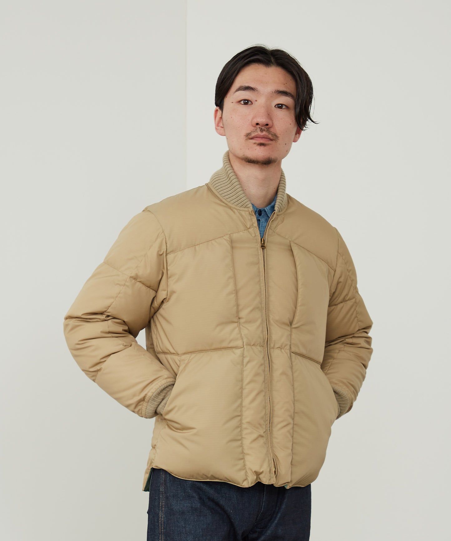 【 50th Anniv. 】RMFC GRAND TETON MC JACKET / BEIGE