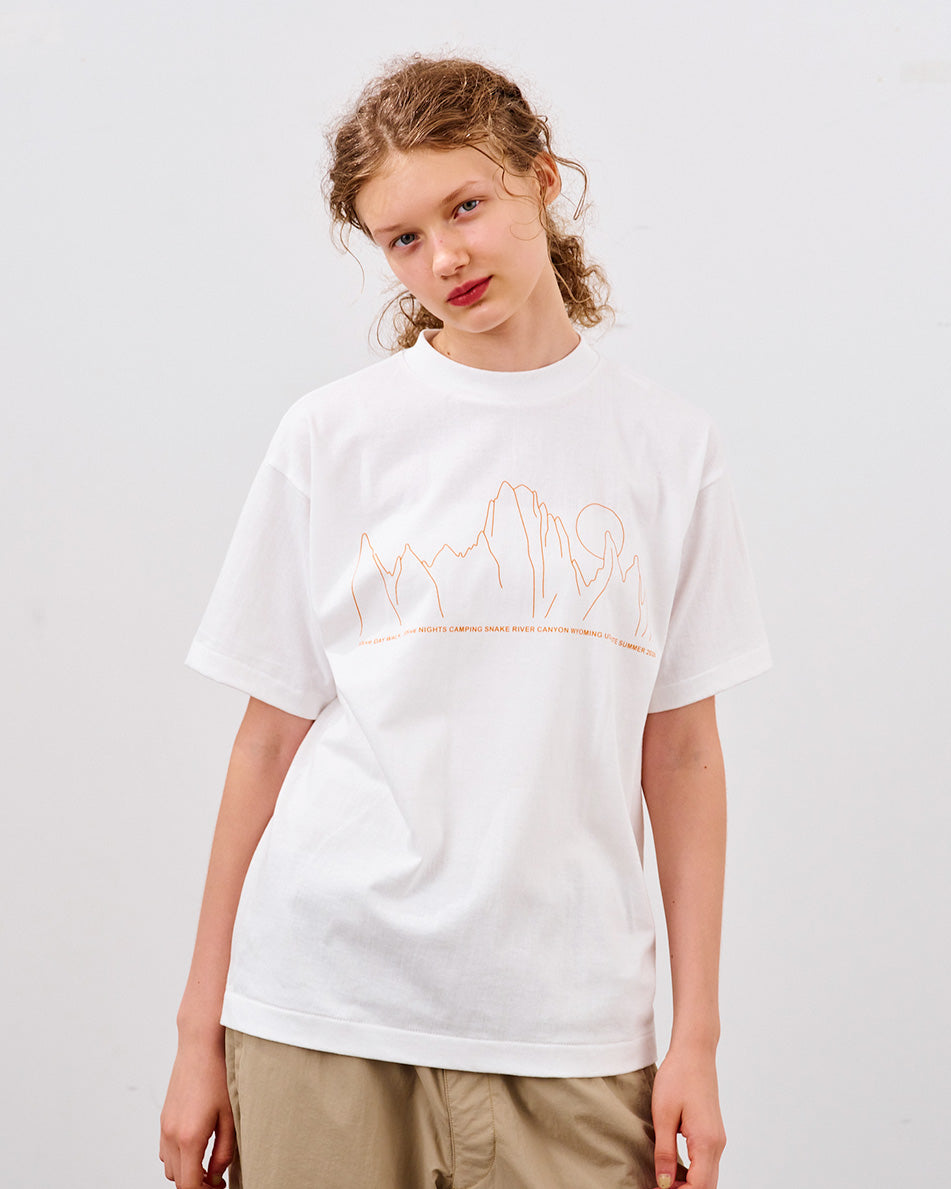 【 26SS 】RMFC MOUNTAIN RIDGE TEE / WHITE