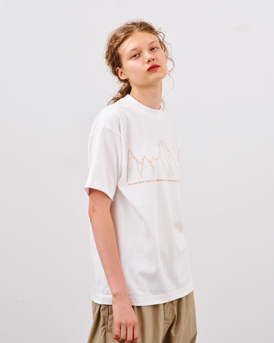 【 26SS 】RMFC MOUNTAIN RIDGE TEE / WHITE