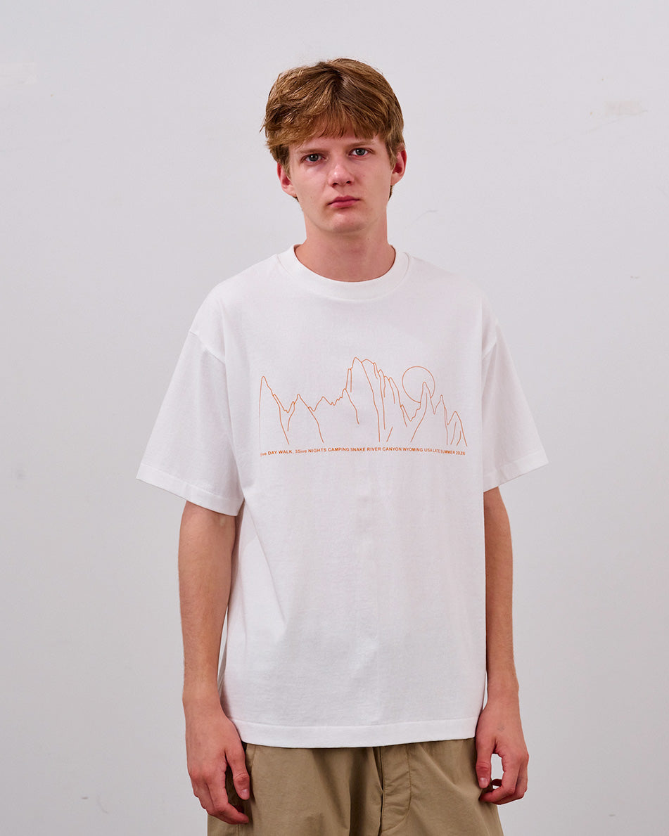 【 26SS 】RMFC MOUNTAIN RIDGE TEE / WHITE