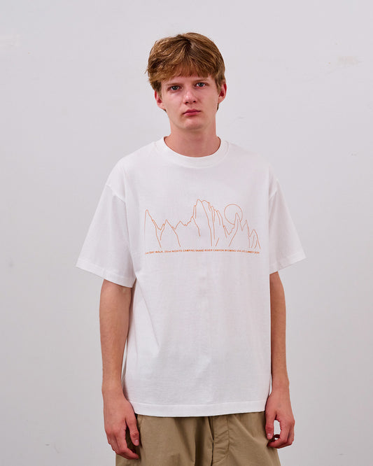 【 26SS 】RMFC MOUNTAIN RIDGE TEE / WHITE