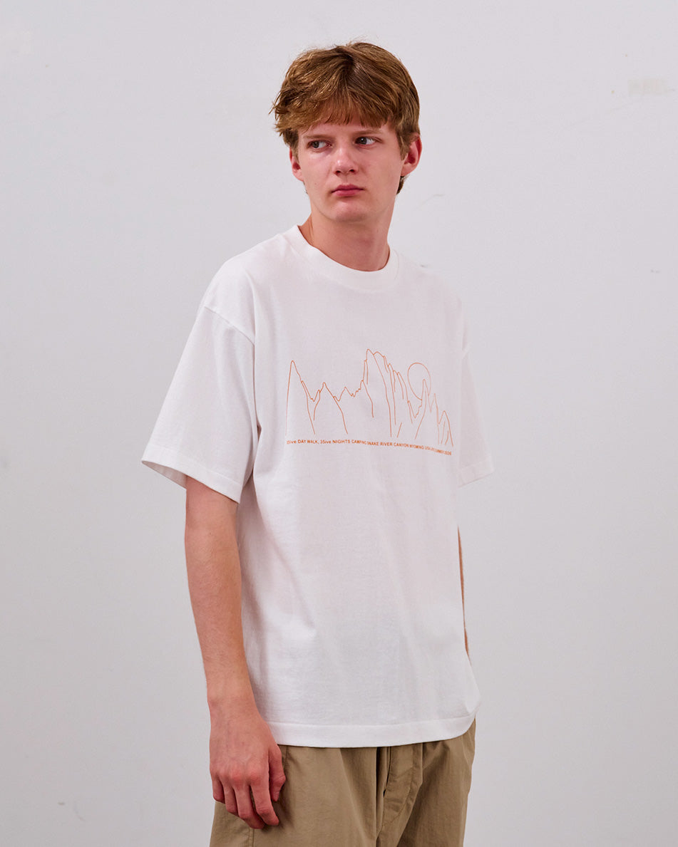 【 26SS 】RMFC MOUNTAIN RIDGE TEE / WHITE