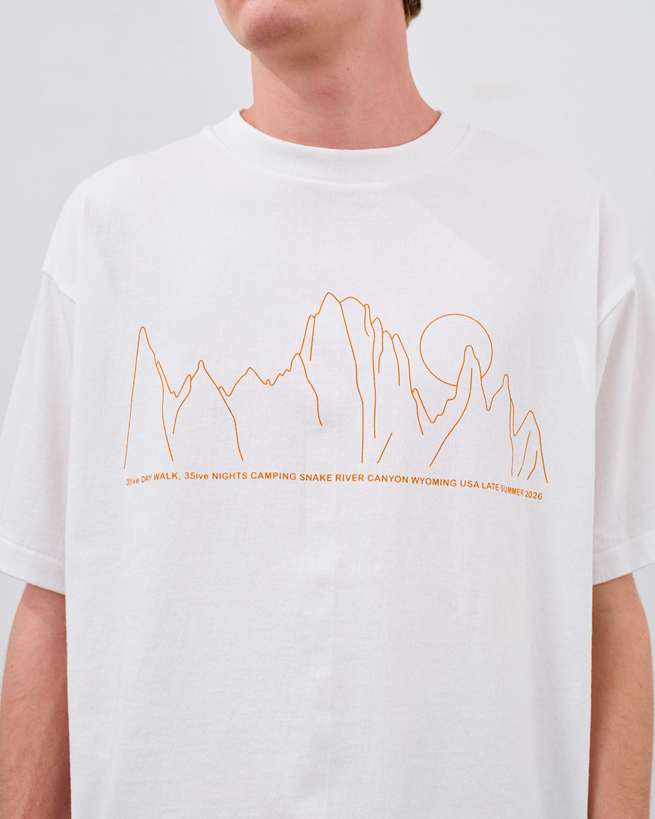 【 26SS 】RMFC MOUNTAIN RIDGE TEE / WHITE