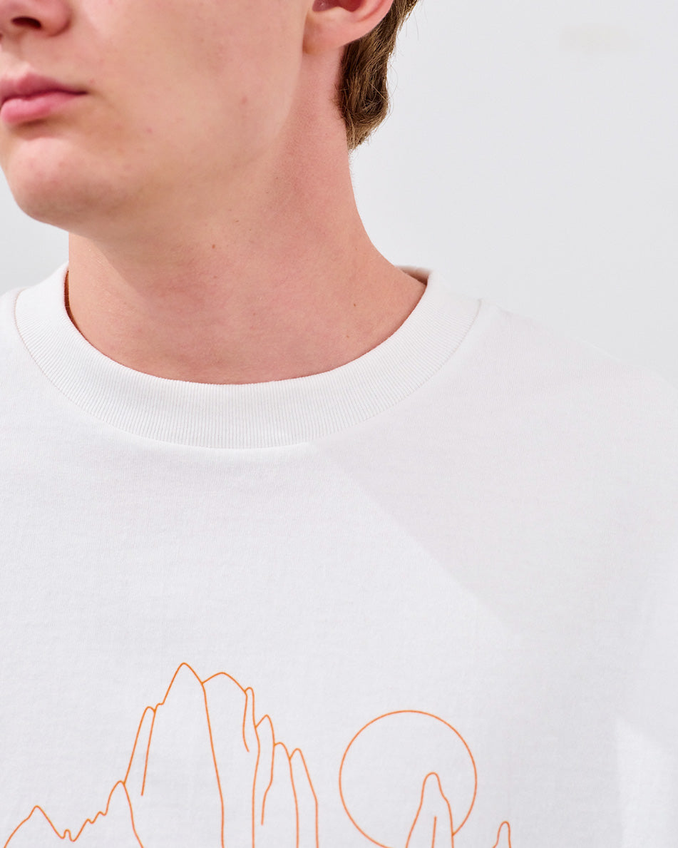 【 26SS 】RMFC MOUNTAIN RIDGE TEE / WHITE