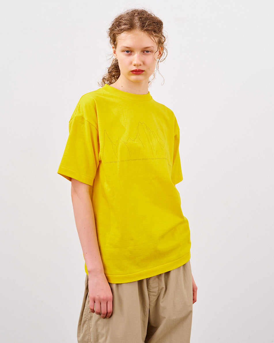 【 26SS 】RMFC MOUNTAIN RIDGE TEE / YELLOW