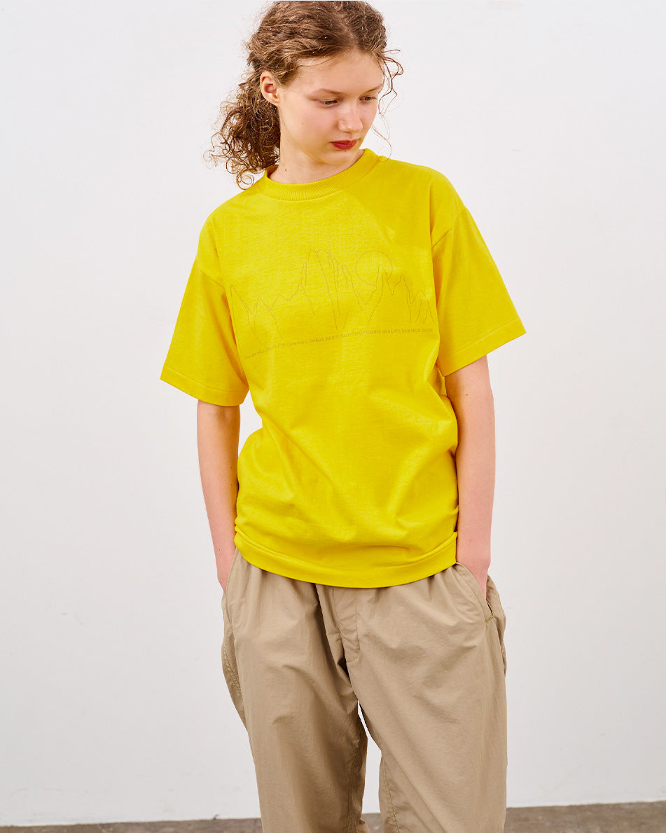 【 26SS 】RMFC MOUNTAIN RIDGE TEE / YELLOW