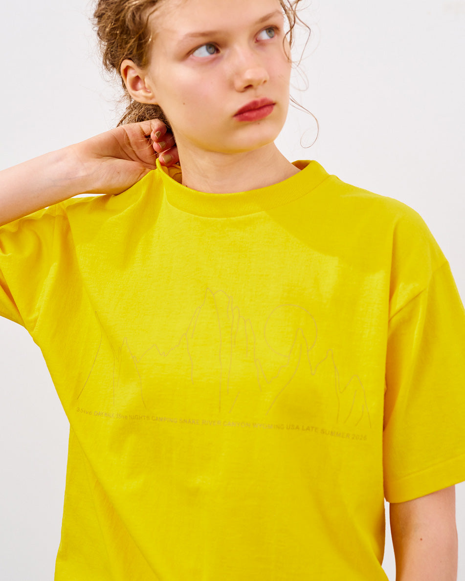 【 26SS 】RMFC MOUNTAIN RIDGE TEE / YELLOW