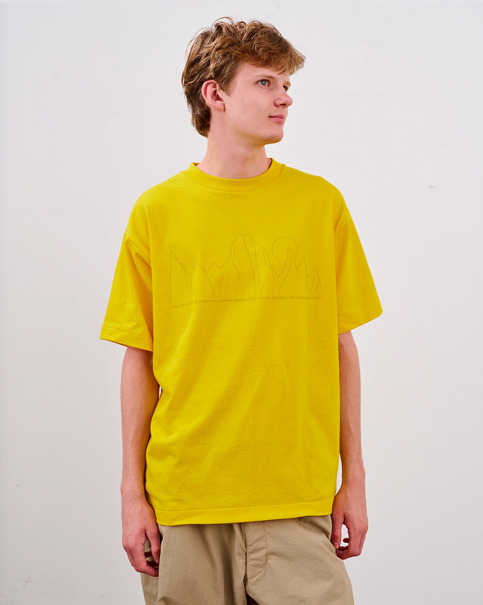 【 26SS 】RMFC MOUNTAIN RIDGE TEE / YELLOW