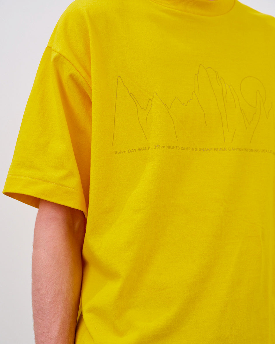 【 26SS 】RMFC MOUNTAIN RIDGE TEE / YELLOW