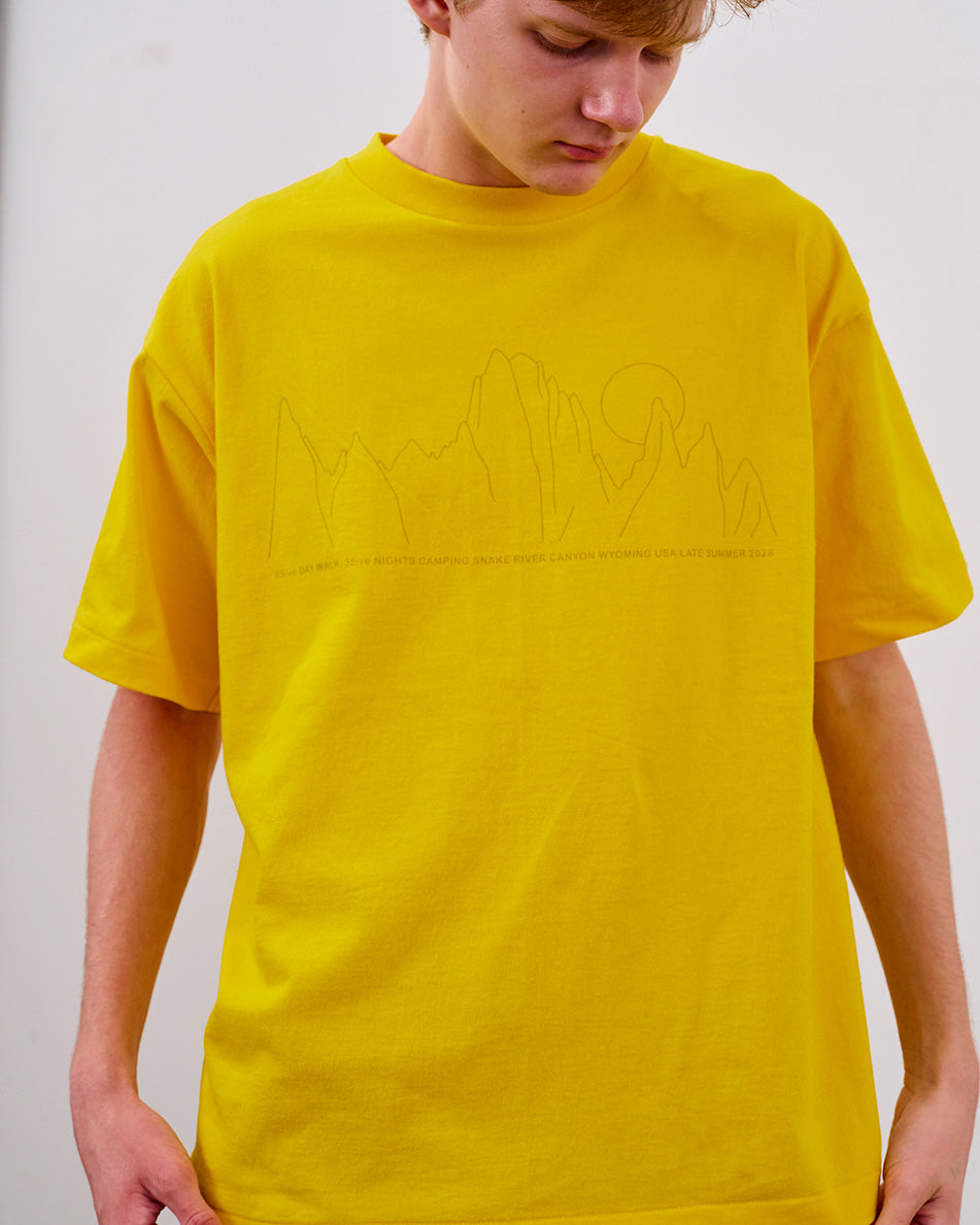 【 26SS 】RMFC MOUNTAIN RIDGE TEE / YELLOW
