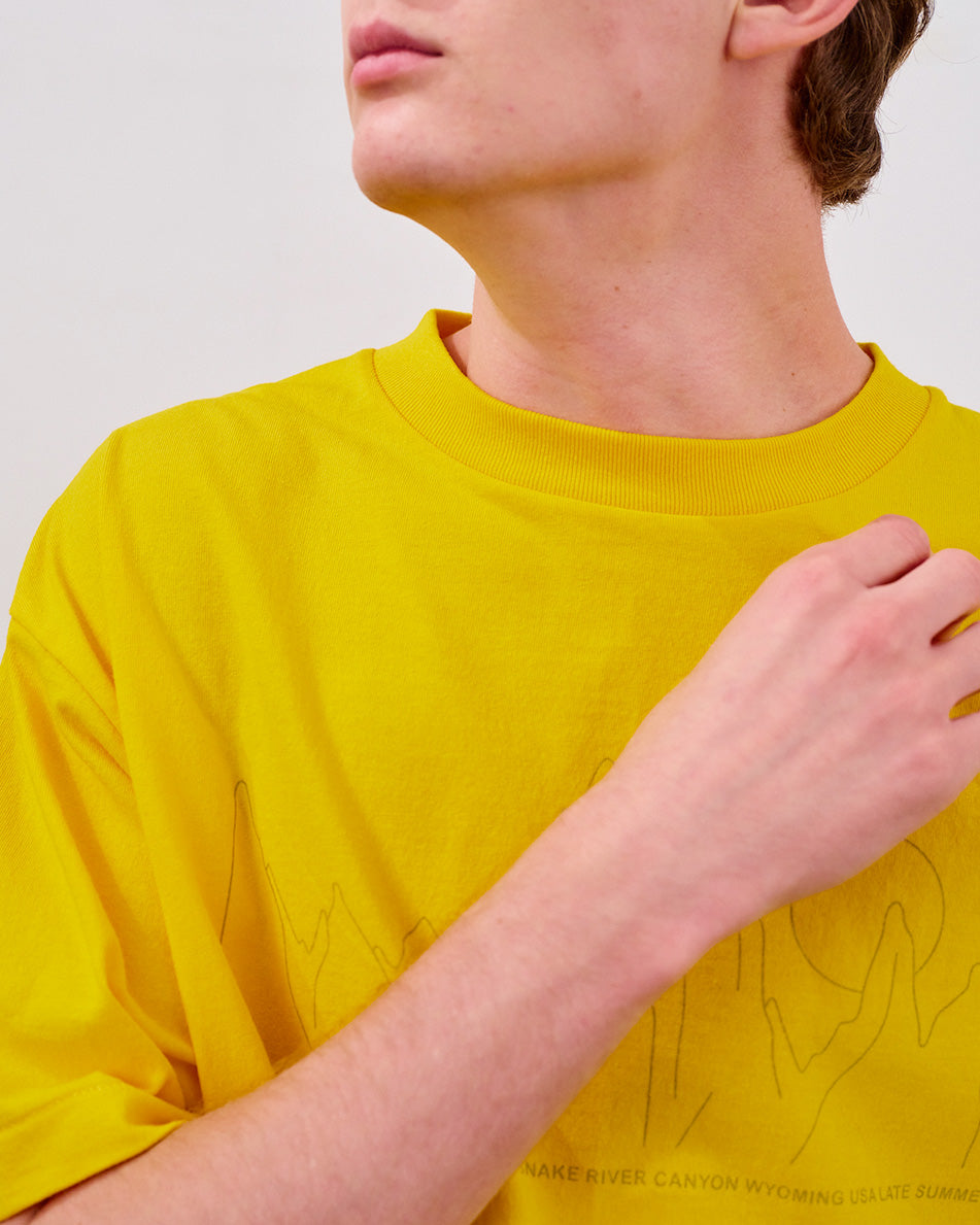 【 26SS 】RMFC MOUNTAIN RIDGE TEE / YELLOW