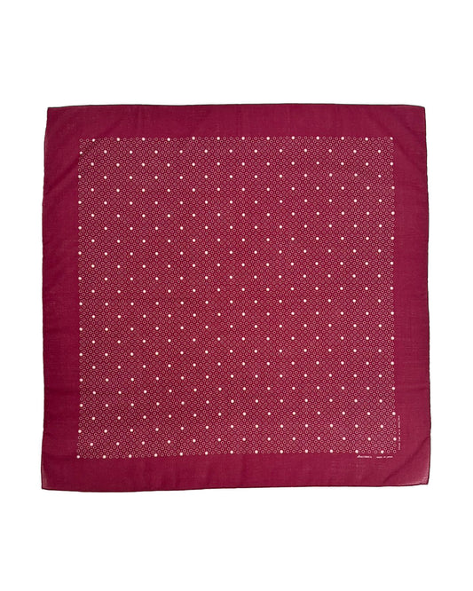 【 26FW 】 ANATOMICA SCARF MULHOUSE / BURGUNDY