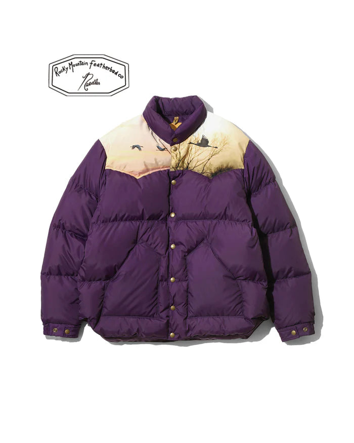 【 25FW 】Needles × RMFC Crane Yoke Down Jacket / PURPLE