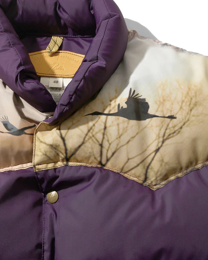 【 25FW 】Needles × RMFC Crane Yoke Down Vest / PURPLE