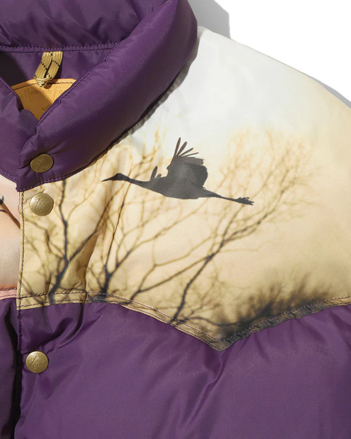 【 25FW 】Needles × RMFC Crane Yoke Down Jacket / PURPLE