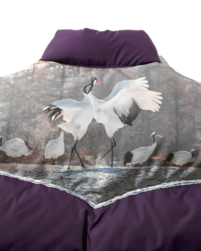 【 25FW 】Needles × RMFC Crane Yoke Down Vest / PURPLE