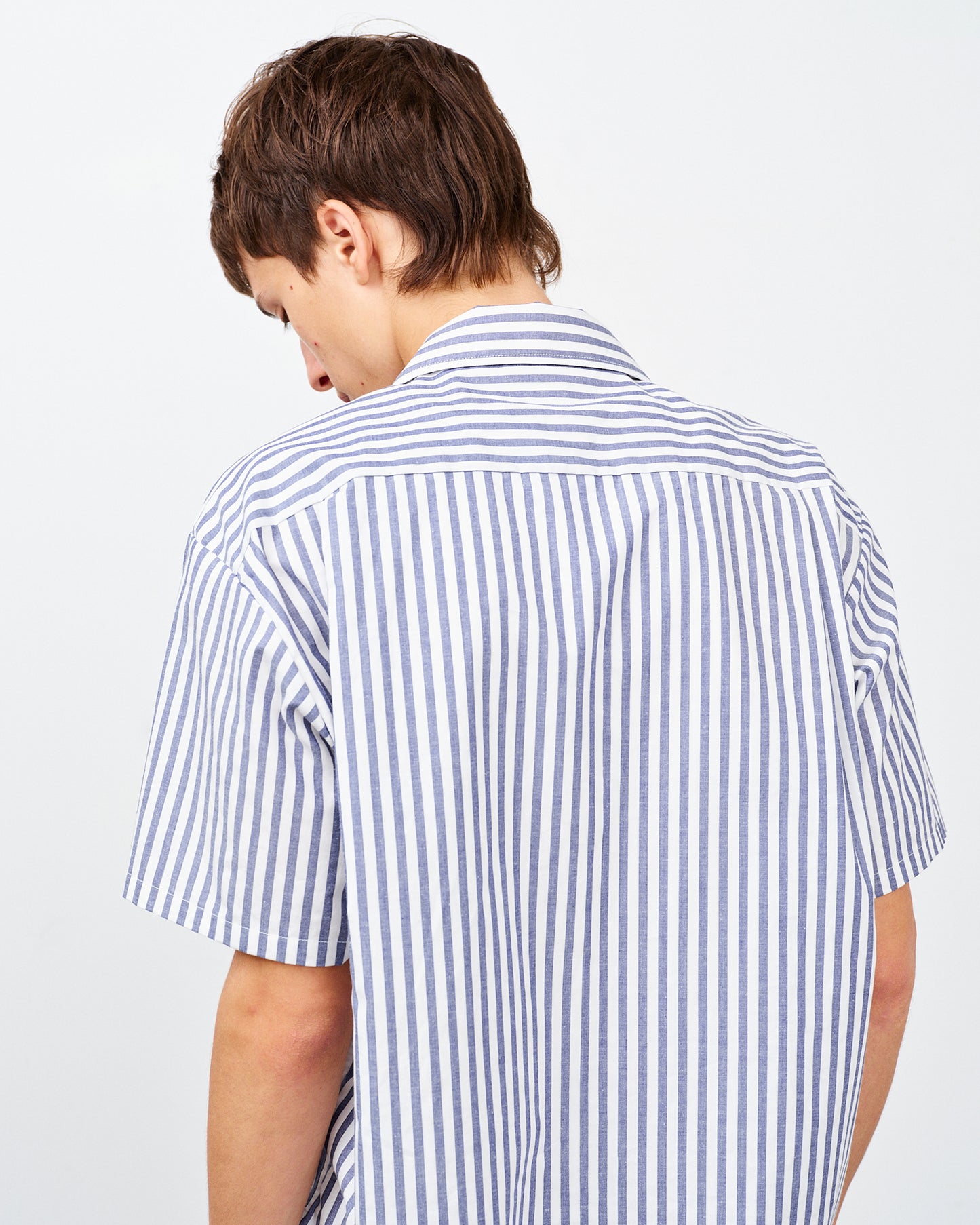 【 26SS 】BIGYANK RIPLEY SHIRT CANDY STRIPE / NAVY
