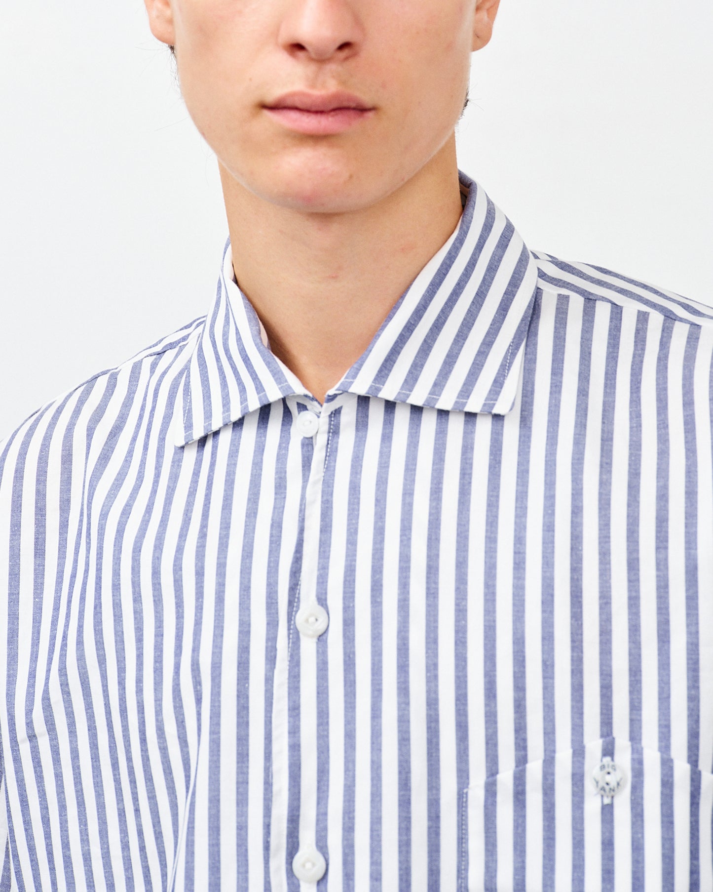 【 26SS 】BIGYANK RIPLEY SHIRT CANDY STRIPE / NAVY