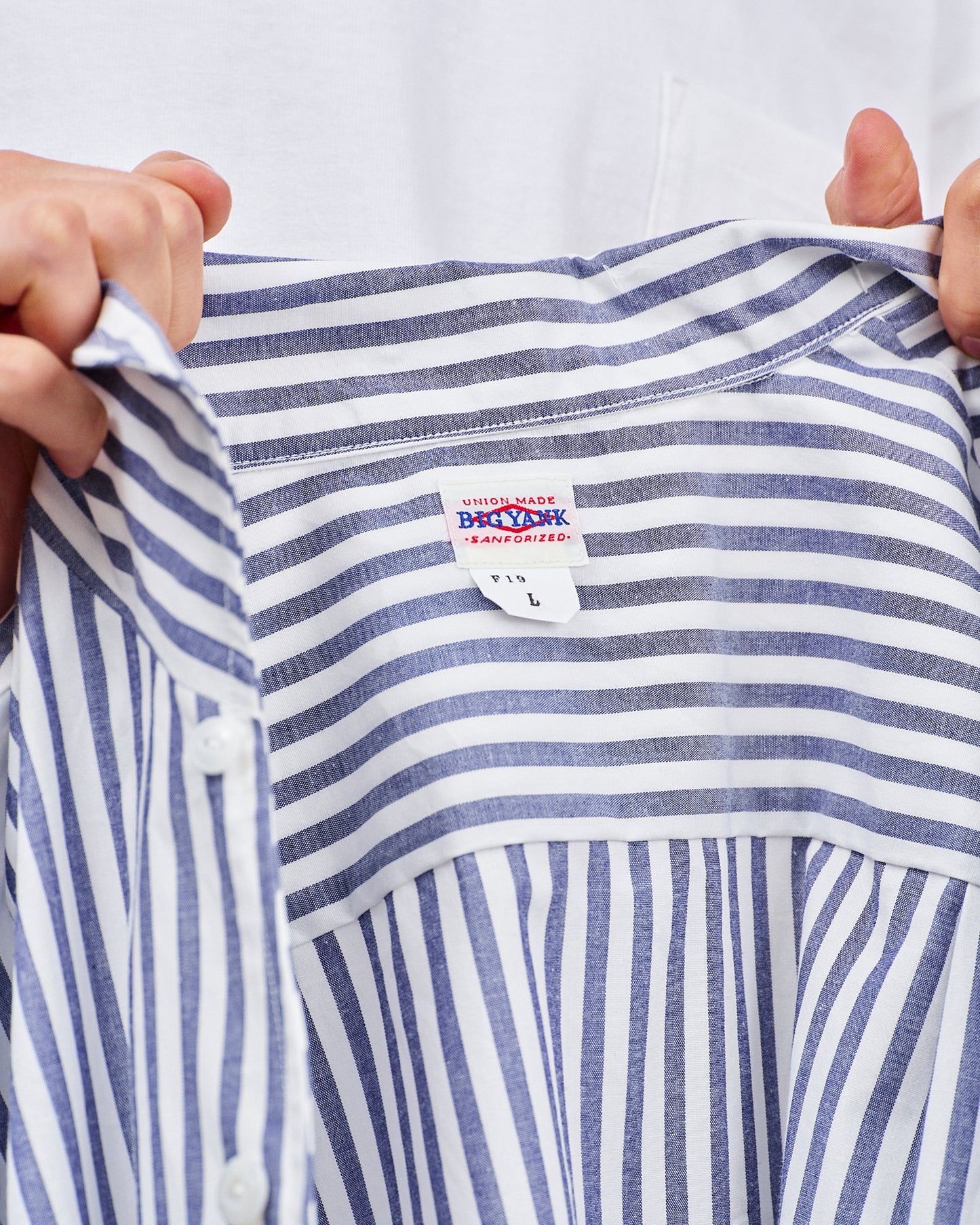 【 26SS 】BIGYANK RIPLEY SHIRT CANDY STRIPE / NAVY