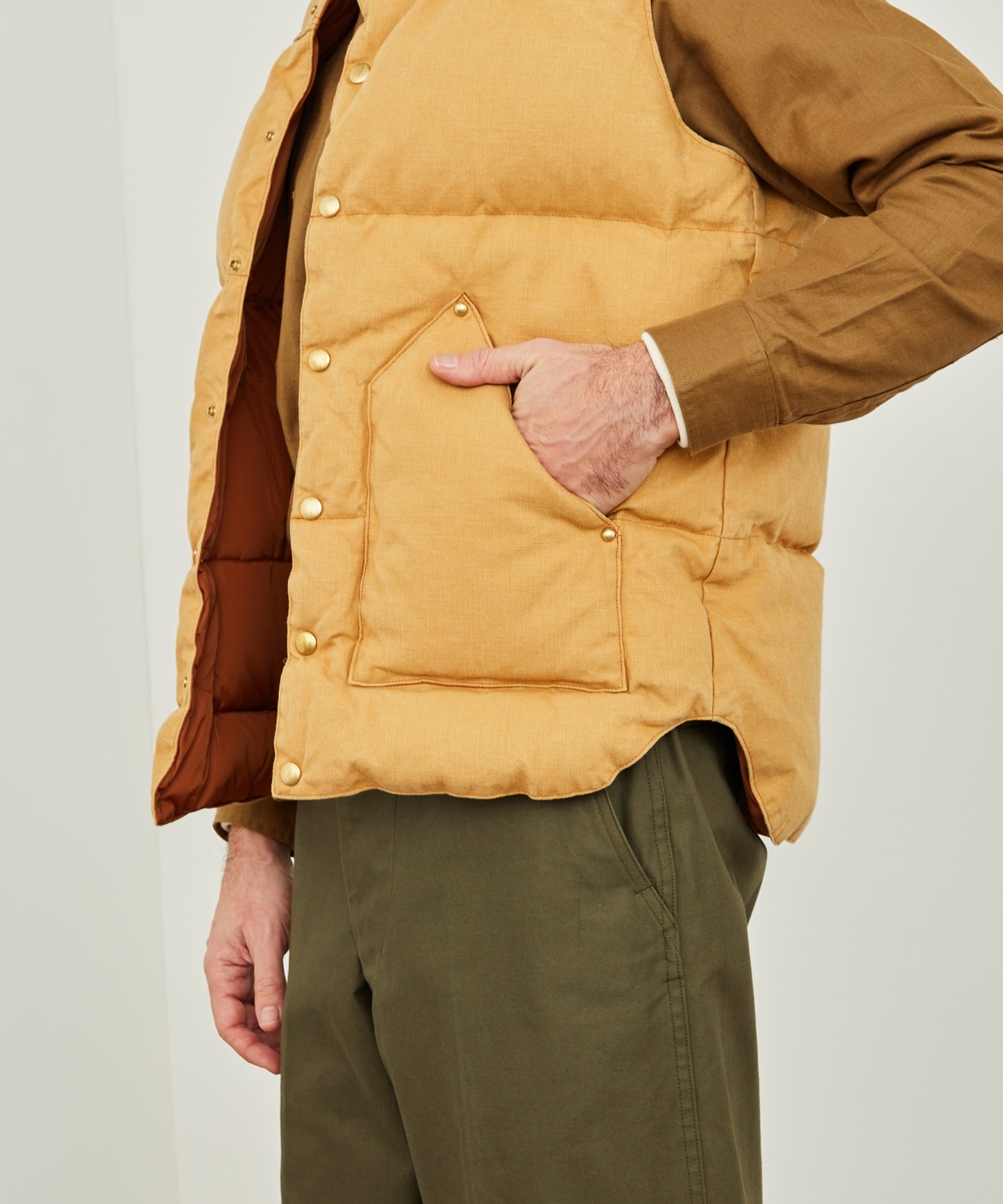 【 24FW 】RMFC HERITAGE DOWN VEST DUCK / BROWN