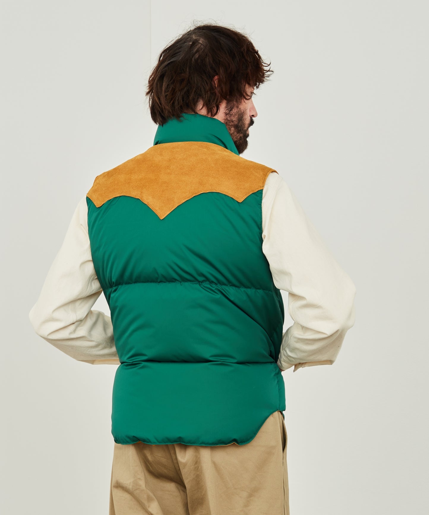 【 50th Anniv. 】RMFC HERITAGE DOWN VEST / PINE GREEN