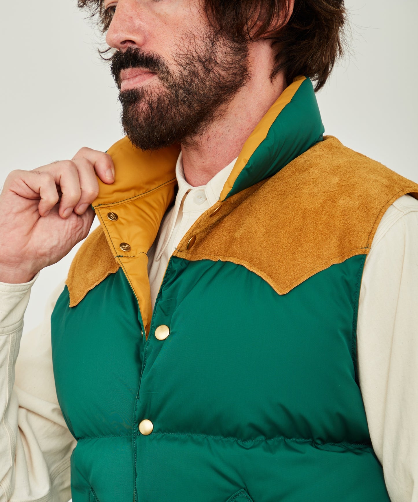 【 50th Anniv. 】RMFC HERITAGE DOWN VEST / PINE GREEN