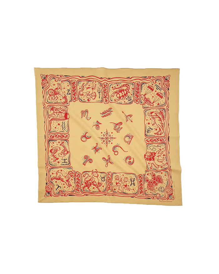 【 26SS 】RMFC SCARF ZODIAC SIGNS / BEIGE
