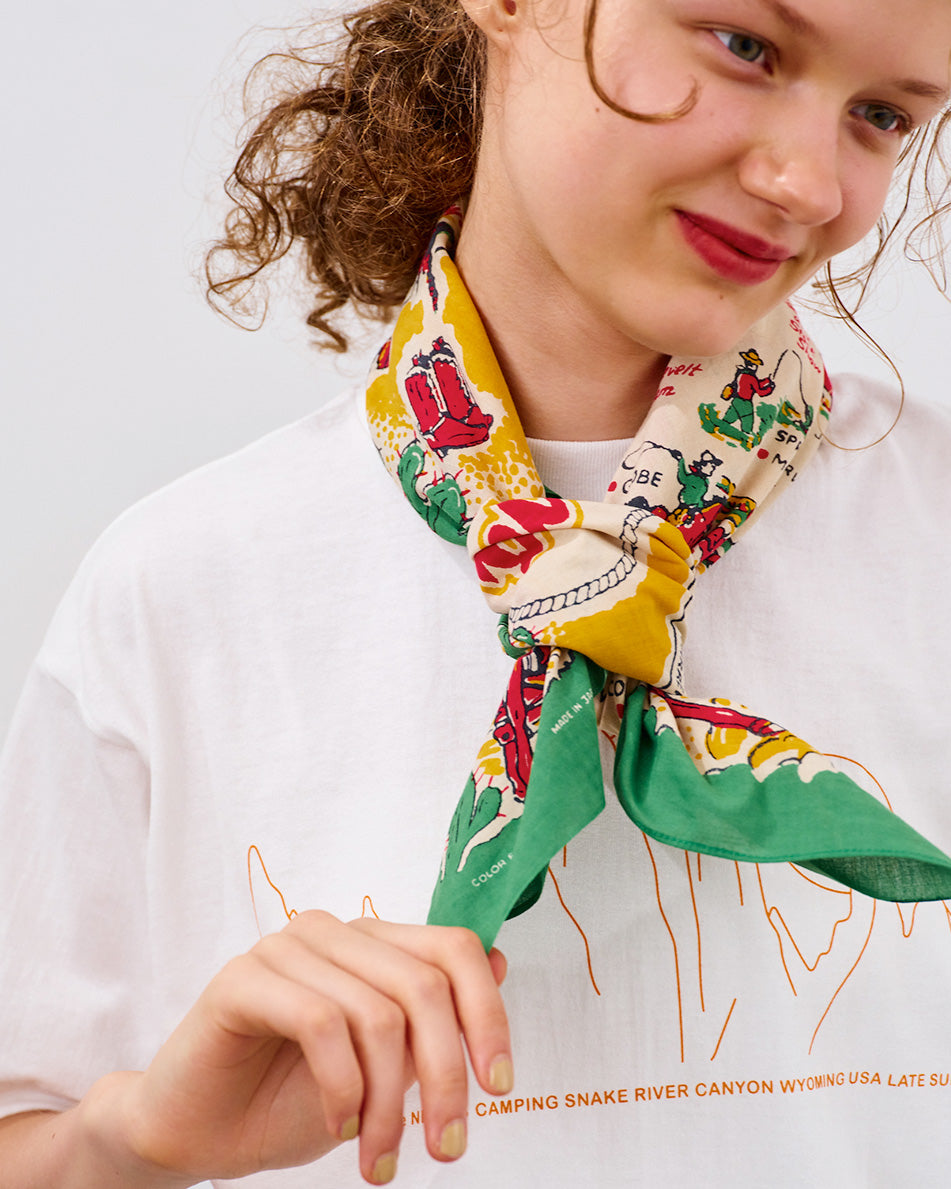 【 26SS 】RMFC SCARF ARIZONA / GREEN