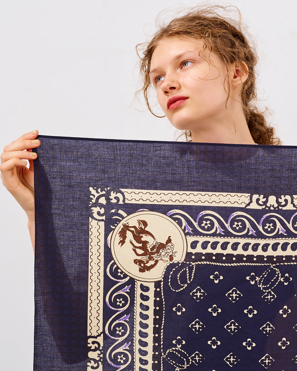 【 26SS 】RMFC SCARF JACKSON RIDERS / NAVY