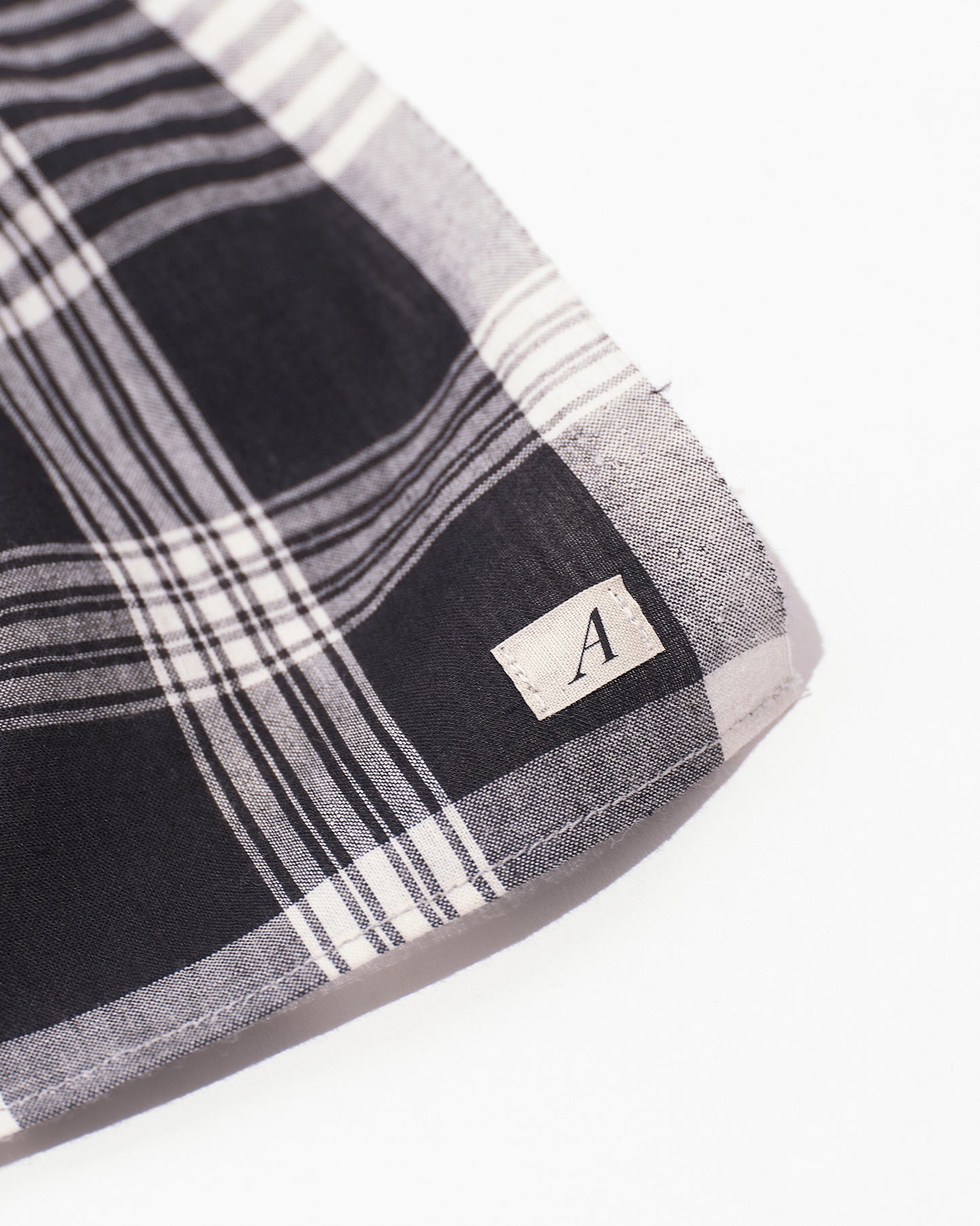 【 26SS 】ANATOMICA SCARF MADRAS / BLACK