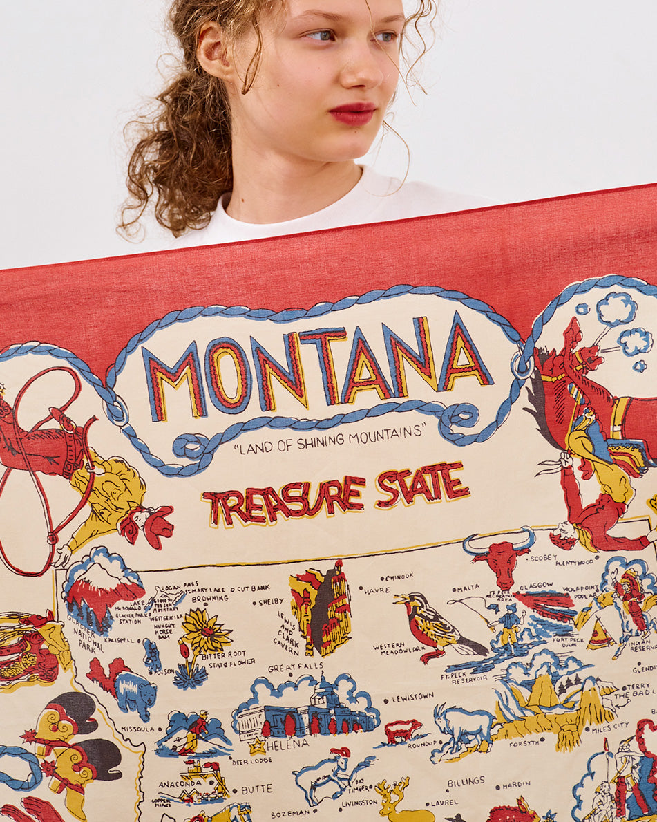 【 26SS 】RMFC SCARF MONTANA / RED
