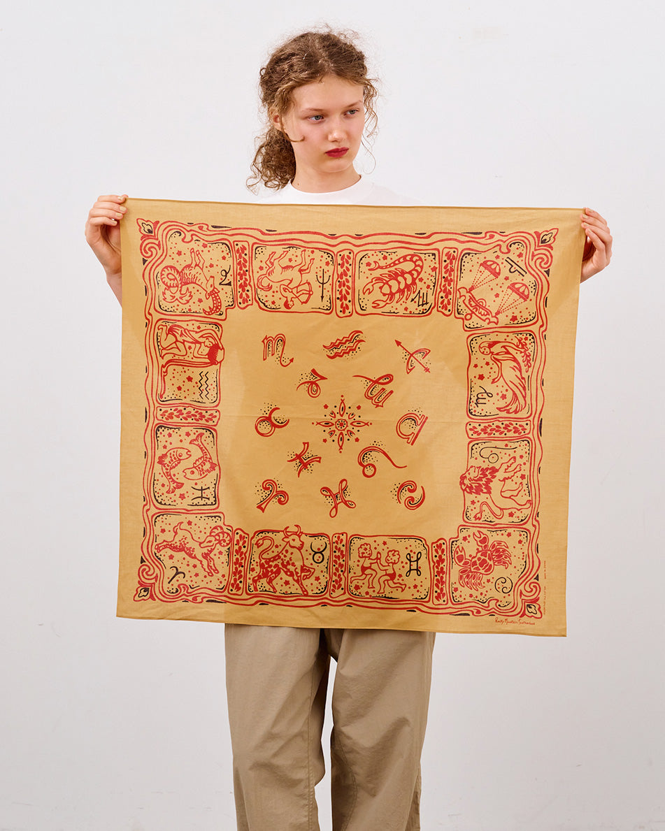 【 26SS 】RMFC SCARF ZODIAC SIGNS / BEIGE