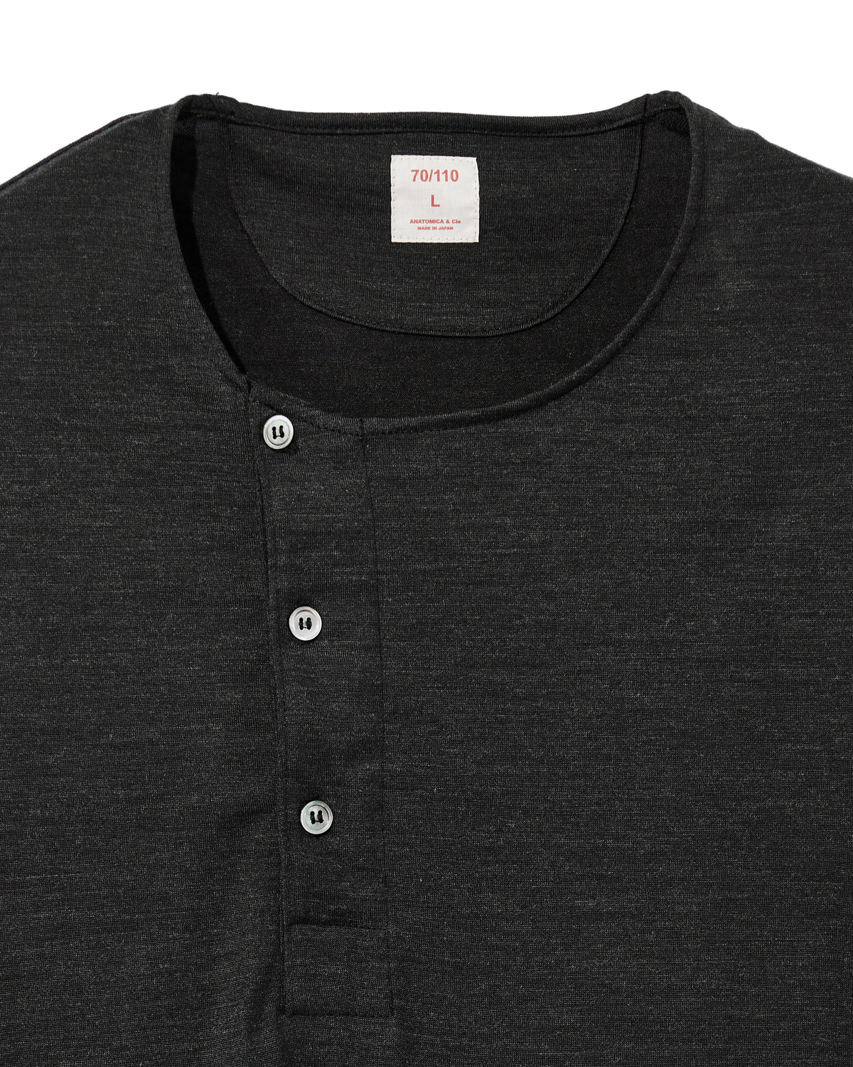 【 26FW 】 ANATOIMCA SFM RIGHT FRONT TEE / CHARCOAL