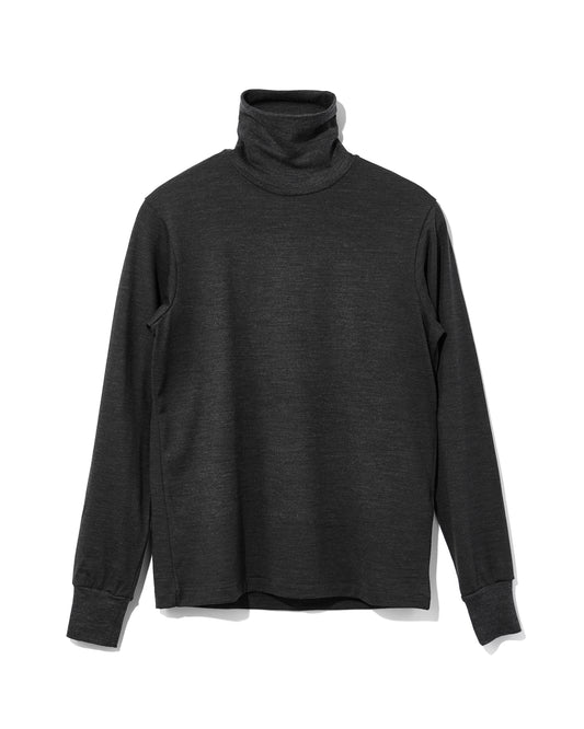 【 26FW 】 ANATOIMCA SFM TURTLE NECK TEE / CHARCOAL