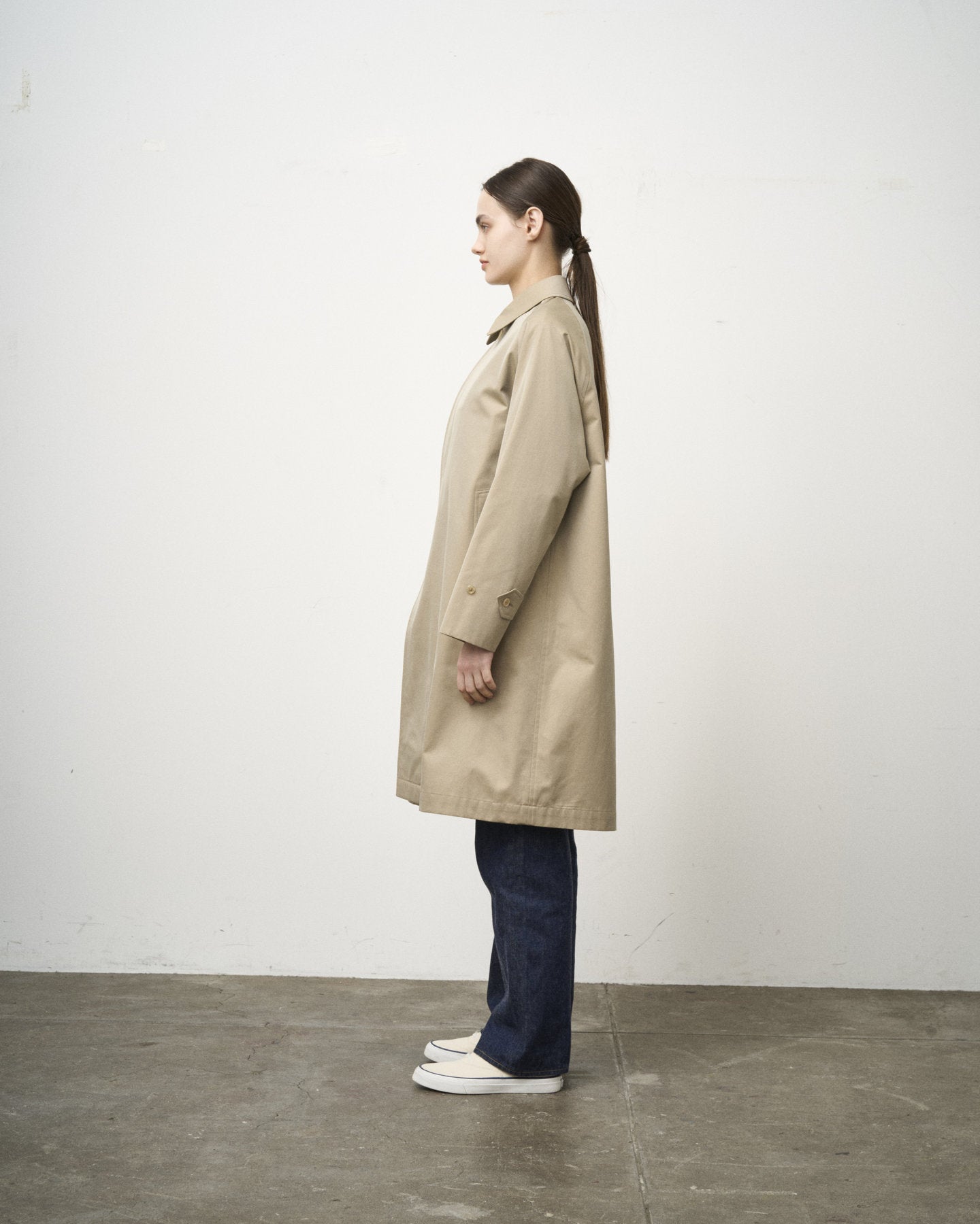 【 26FW 】ANATOMICA SINGLE RAGLAN COAT I / BEIGE